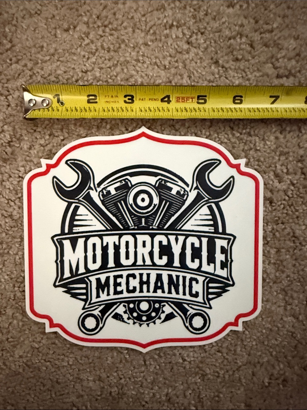 Mechanic Garage 3D printed signs. - Black, White & Red Garage Decor - Picture 8 of 8